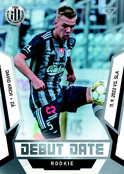David Krch Ceske Budejovice SportZoo FORTUNA:LIGA 2022/23 2. serie Debut Date Rookie #DR-15